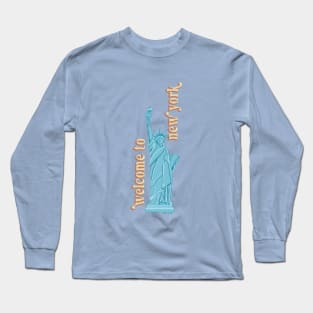 Welcome to New York | (portrait) Long Sleeve T-Shirt